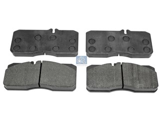 Комплект тормозных накладок WVA 29055 - 175,5 x 82,5 x 22 mm_DT_3.96407