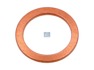 Медное уплотнительное кольцо 10 x 14 x 1 mm CU_DT_9.01051