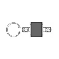 Р/к реактивной тяги D=85mm/d=25mm/Ax=152mm/H=24mm МВ Actros 96->,Atego 98-04,Axor 02-_FAD_4483.96.00