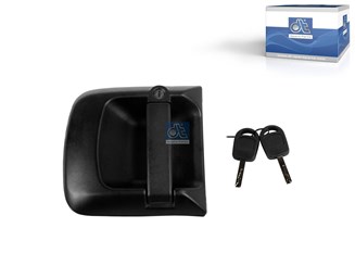 Ручка дверная  левая с ключами\MAN TGA XXL/XLX/LX_DT_3.85006