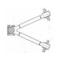 Тяга реактивная V-образная L=649 Volvo FL6/12/FM7_FAD_6721.00.00
