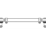 Тяга рул. поперечная  L=670mm Setra S213UL-221UL/S215_FAD_3492.00.00