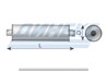 Глушитель OD 184,0 mm, L=800 mm, ID 102,0 mm_DINEX_89403