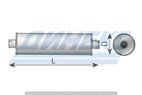 Глушитель OD 184,0 mm, L=800 mm, ID 102,0 mm_DINEX_89403