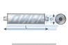 Глушитель OD 184,0 mm, L=800 mm, ID 90,0 mm_DINEX_89390