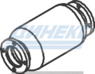 Глушитель с катализатором 5 литров_DINEX_40315