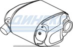 Глушитель с катализатором SCR_DINEX_28353