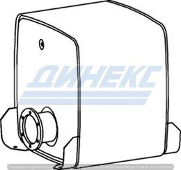 Глушитель с катализатором SCR_DINEX_51381