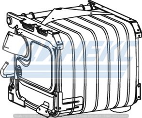 Глушитель с катализатором SCR_DINEX_51389