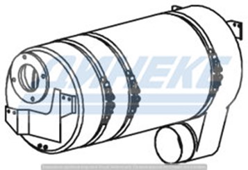 Глушитель с катализатором_DINEX_51369