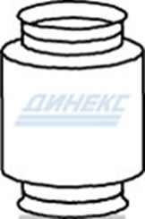 Глушитель с катализатором_DINEX_82301