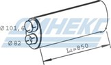 Глушитель системы выпуска, задний_DINEX_47308