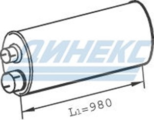 Глушитель выпускной системы_DINEX_47301