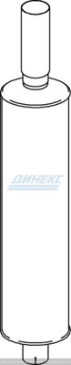 Глушитель выпускной системы_DINEX_49375