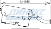 Глушитель_DINEX_50347