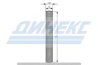 Гофра D2S+ ID 103,0 mm L=1000 mm (нерж)_DINEX_95193