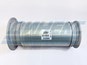 Гофра глушителя D2S (нерж AISI 304) c фланцами D 120 mm  Shacman F3000/X5000/WP 12 Euro 5_DINEX_5425