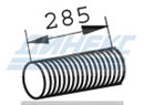 Гофра ID 103,0 mm L=266 mm (нерж)_DINEX_81657
