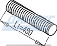 Гофра ID 111,0 mm L=485 (нерж)_DINEX_68187