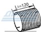 Гофра ID 115,0 mm L=112 mm (нерж)_DINEX_68613