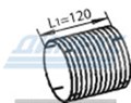 Гофра ID 115,0 mm L=112 mm (нерж)_DINEX_68613