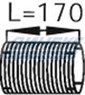 Гофра ID 115,0 mm L=162 mm (нерж)_DINEX_68507