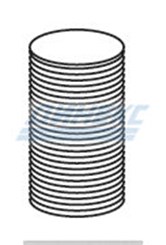 Гофра ID 128,0 mm L=235 mm (нерж)_DINEX_81744