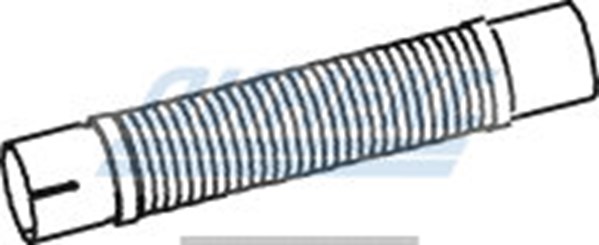 Гофра (нерж) с фланцами ID 77,0 mm L=495 mm_DINEX_28150