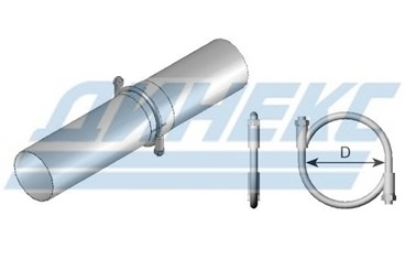 Хомут D 132,0 mm (цинк)_DINEX_99132