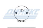 Хомут D 184,0 mm (нерж)_DINEX_98783