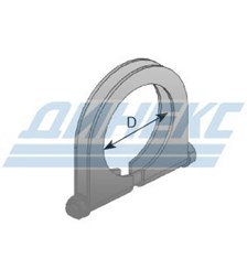 Хомут D 97-100,0 mm (цинк)_DINEX_28858