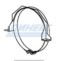 Хомут крепления глушителя ID 300,0 mm (цинк)_DINEX_85876