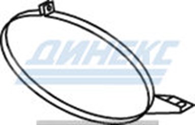 Хомут крепления глушителя_DINEX_69807