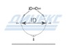 Хомут крепления защиты глушителя ID 249,0 mm (нерж)_DINEX_95949