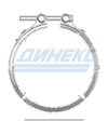 Хомут патрубка интеркулера Scania 4-Series_DINEX_68897
