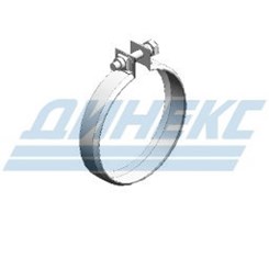 хомут трубы глушителя d=90 h=20_DINEX_50852