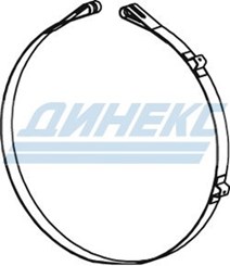 Хомут выпускной системы_DINEX_64891