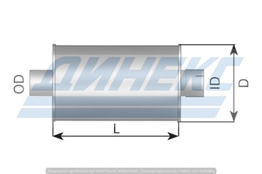 Искрогаситель D 127,0 mm_DINEX_40426