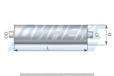 Искрогаситель D 127,0 mm_DINEX_40427
