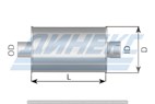 Искрогаситель D 60,0 mm_DINEX_40360