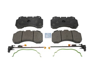 Комплект тормозных накладок WVA 29100 - 214 x 112 x 25 mm_DT_6.95109