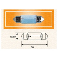 Лампа C5W24 (пальчиковая) софитная 111x45x38 АС24-5 А24-5 83.25901-0504