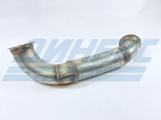 Передняя труба с гофрой (нерж)_DINEX_17115