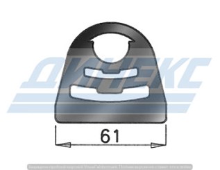 Резинка крепления глушителя_DINEX_50985