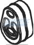 Резинометаллическая опора_DINEX_32802
