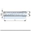 Труба D 120,0 mm (4 3/8) L=600 mm (цинк)_DINEX_93620