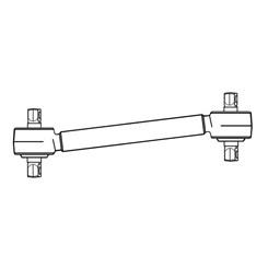 Тяга реактивная (1620438) L=600mm, d=50mm, (d=21mm/b=130mm) DAF_FAD_5399.00.00