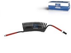 Воздушный спиральный шланг M 16 x 1,5/M 18 x 1,5 / red / 20 windings_DT_1.21671